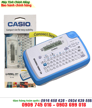 Casio KL-130; Máy in nhãn in tem dán hồ sơ Casio KL-130 có định dạng in mã vạch